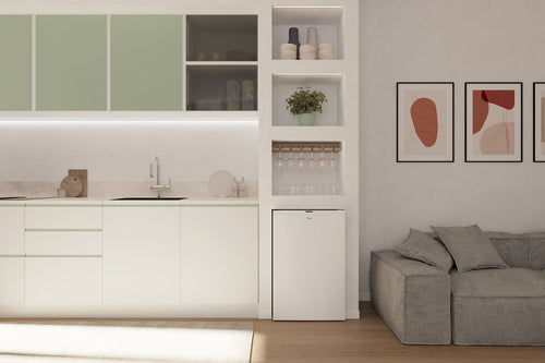 Hoover H-FRIDGE 300 Undercounter Icebox Fridge White | HONOQ2S58EWK