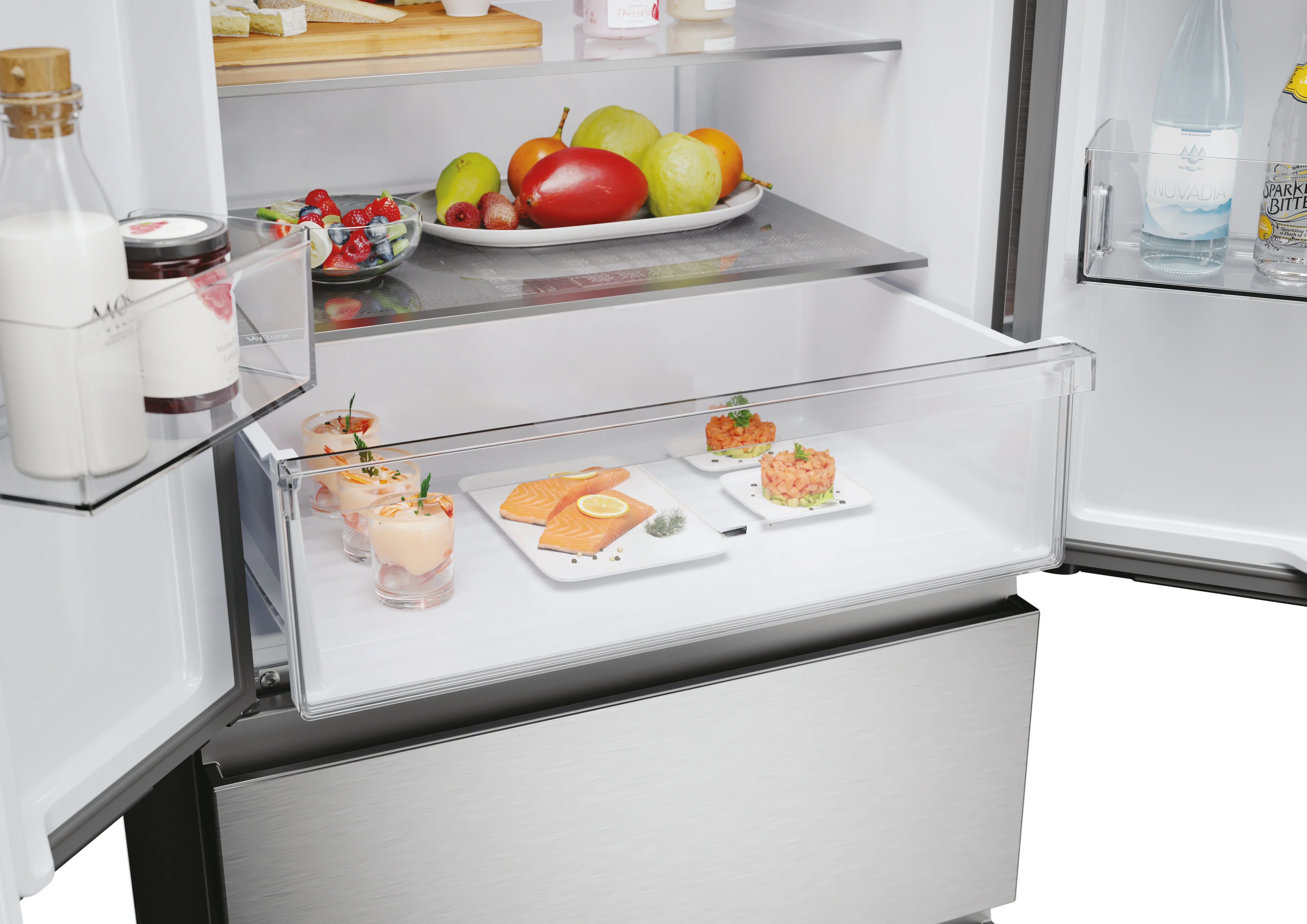 Hoover French Door Fridge Freezer | Stainless Steel | HONFQ2T718EXK