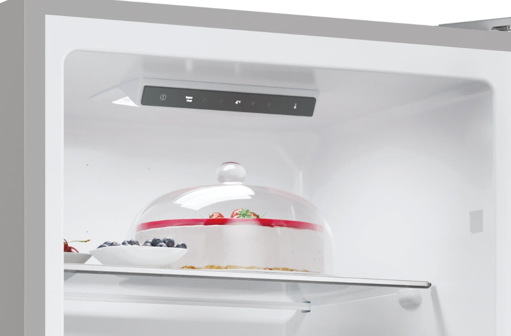 Hoover H-FRIDGE 300 252L Fridge Freezer Stainless Steel | HVT3CLECKIHS