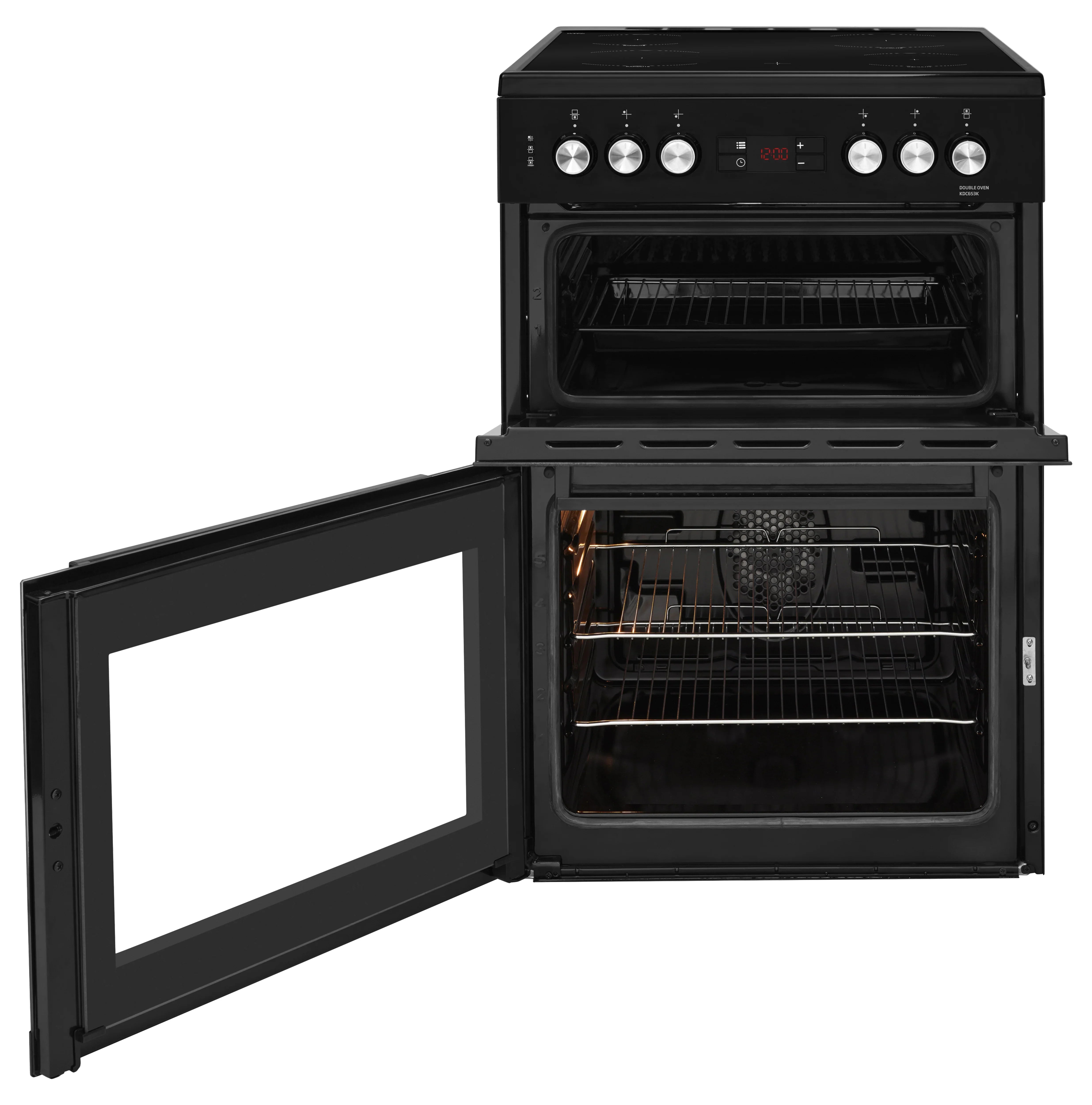 Beko Electric 60CM Cooker Black | KTC611K