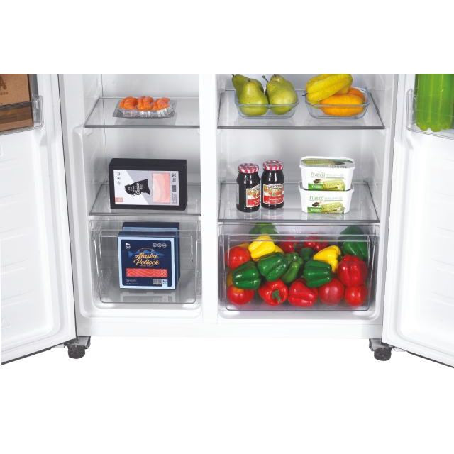 Candy Side by Side Freestanding American Fridge Freezer Inox | CHSBSV5172EXKN