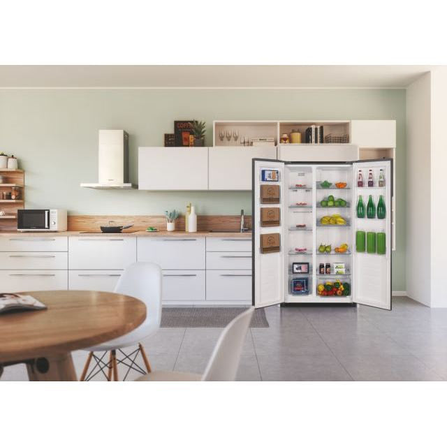 Candy Side by Side Freestanding American Fridge Freezer Inox | CHSBSV5172EXKN