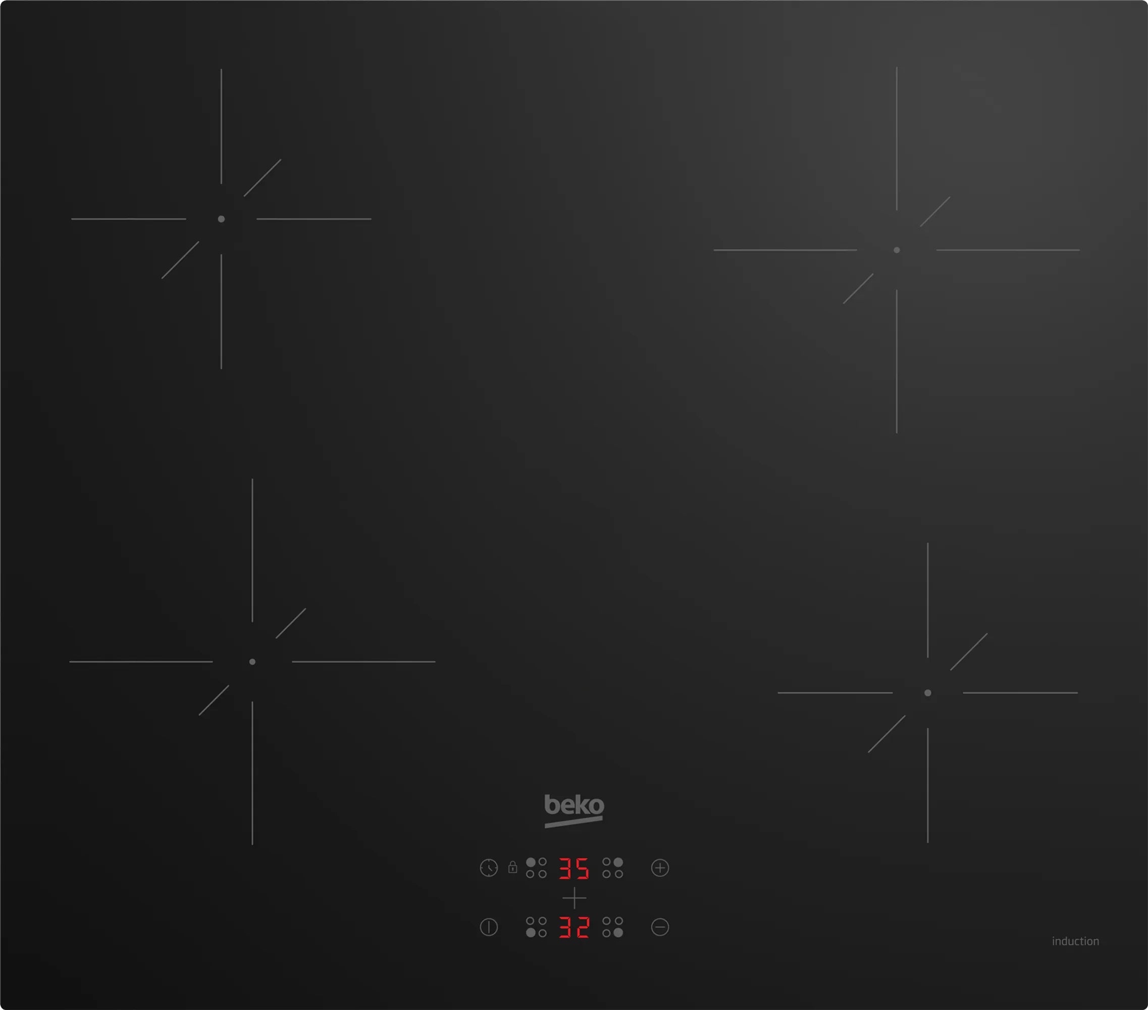 Beko 60cm Induction Hob with Touch Controls | HII64401QT