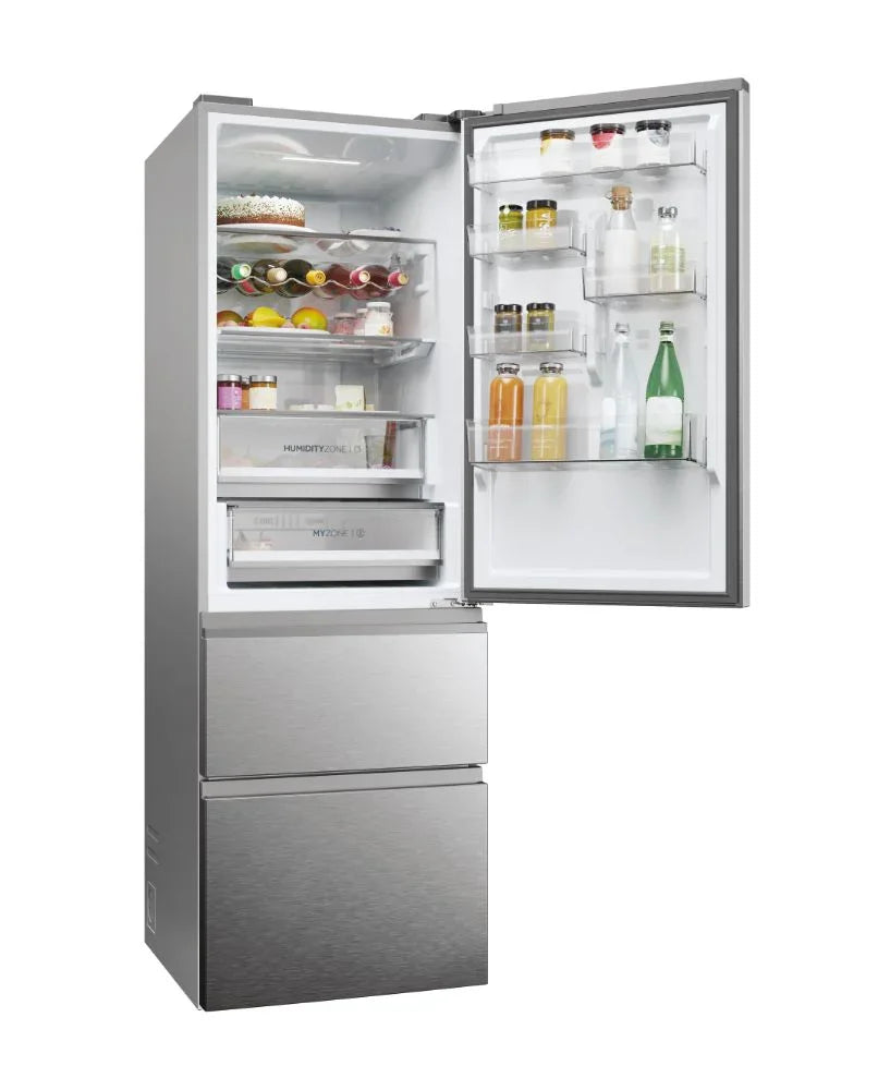 Haier 3D 60 Serie 5 Freestanding Frost Free Fridge Freezer | HTW5618ENMG