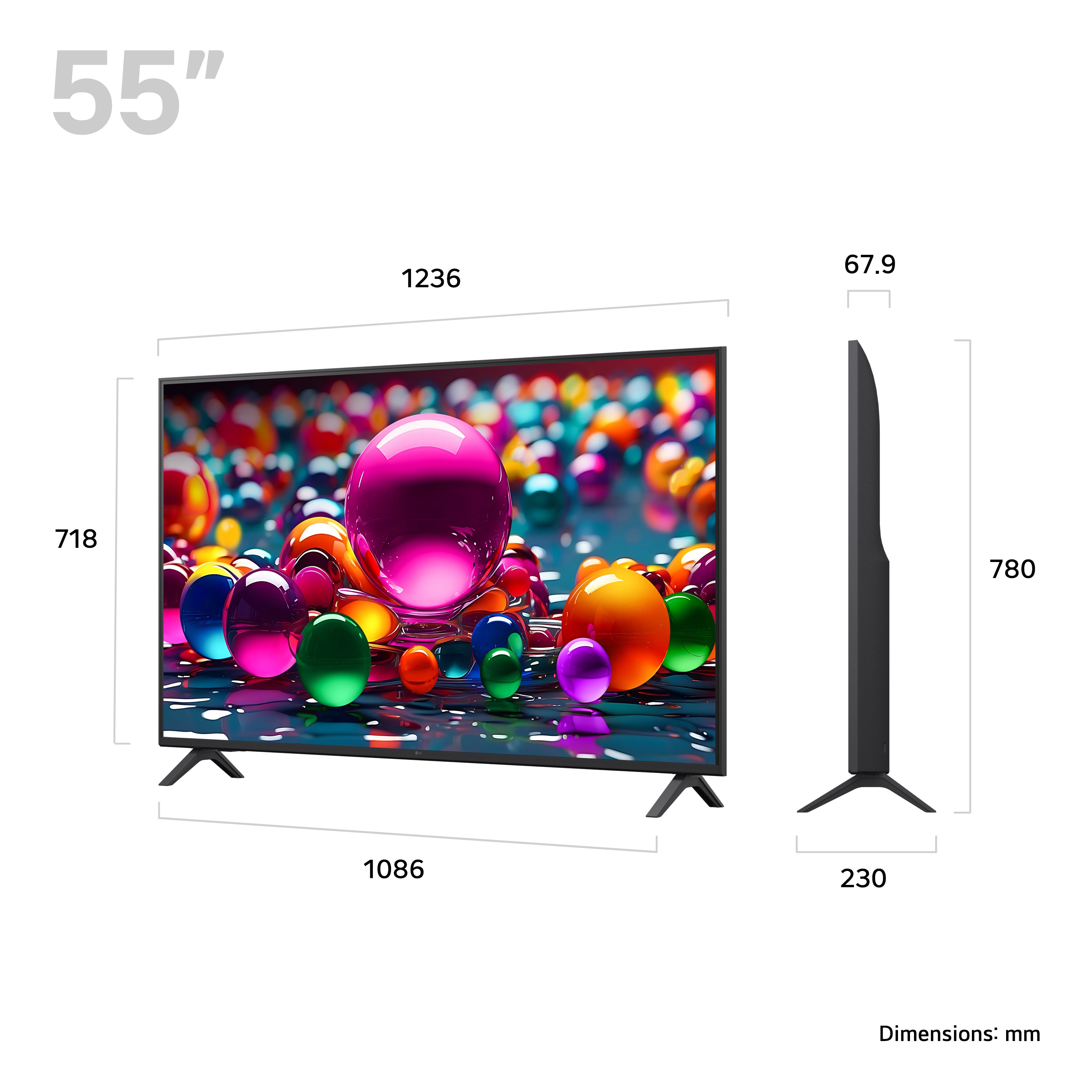 LG 55" 4K UHD Smart TV | 55UA75006LA.AEK