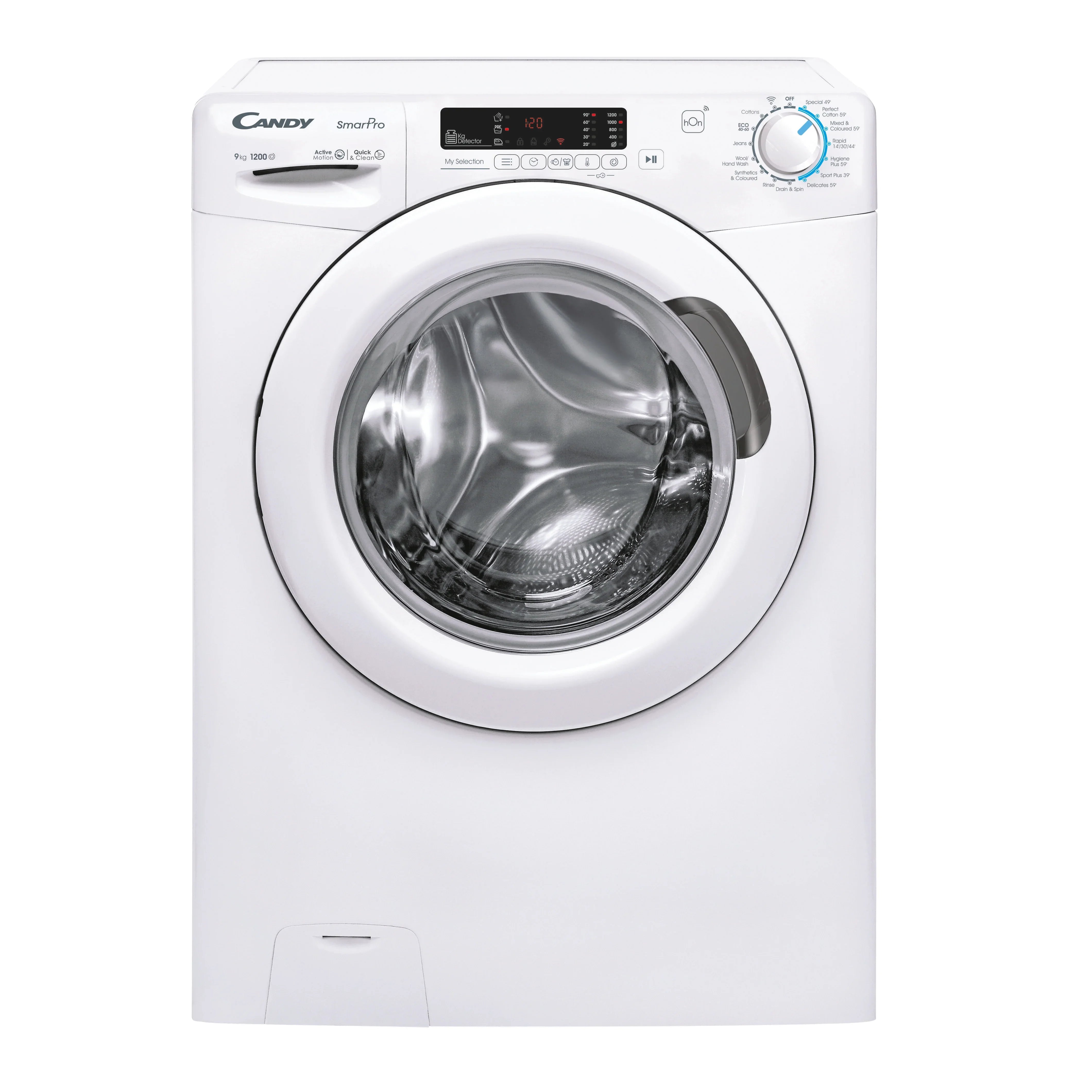 Candy Smart Pro 9kg Washing Machine with 1200 rpm - White | CH293DW4/1-80