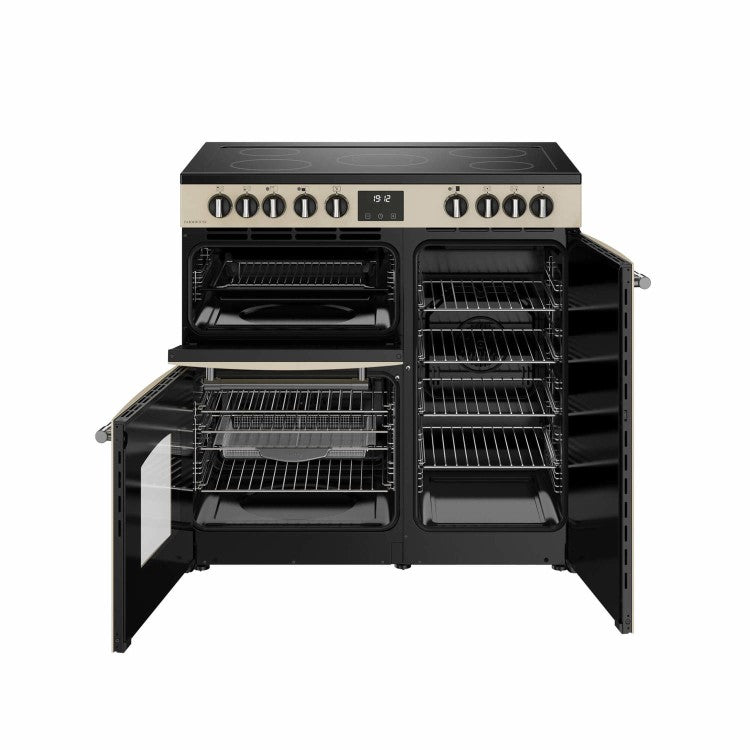 Belling 90 cm Farmhouse Cream Electric Rangecooker | FH90ECRM