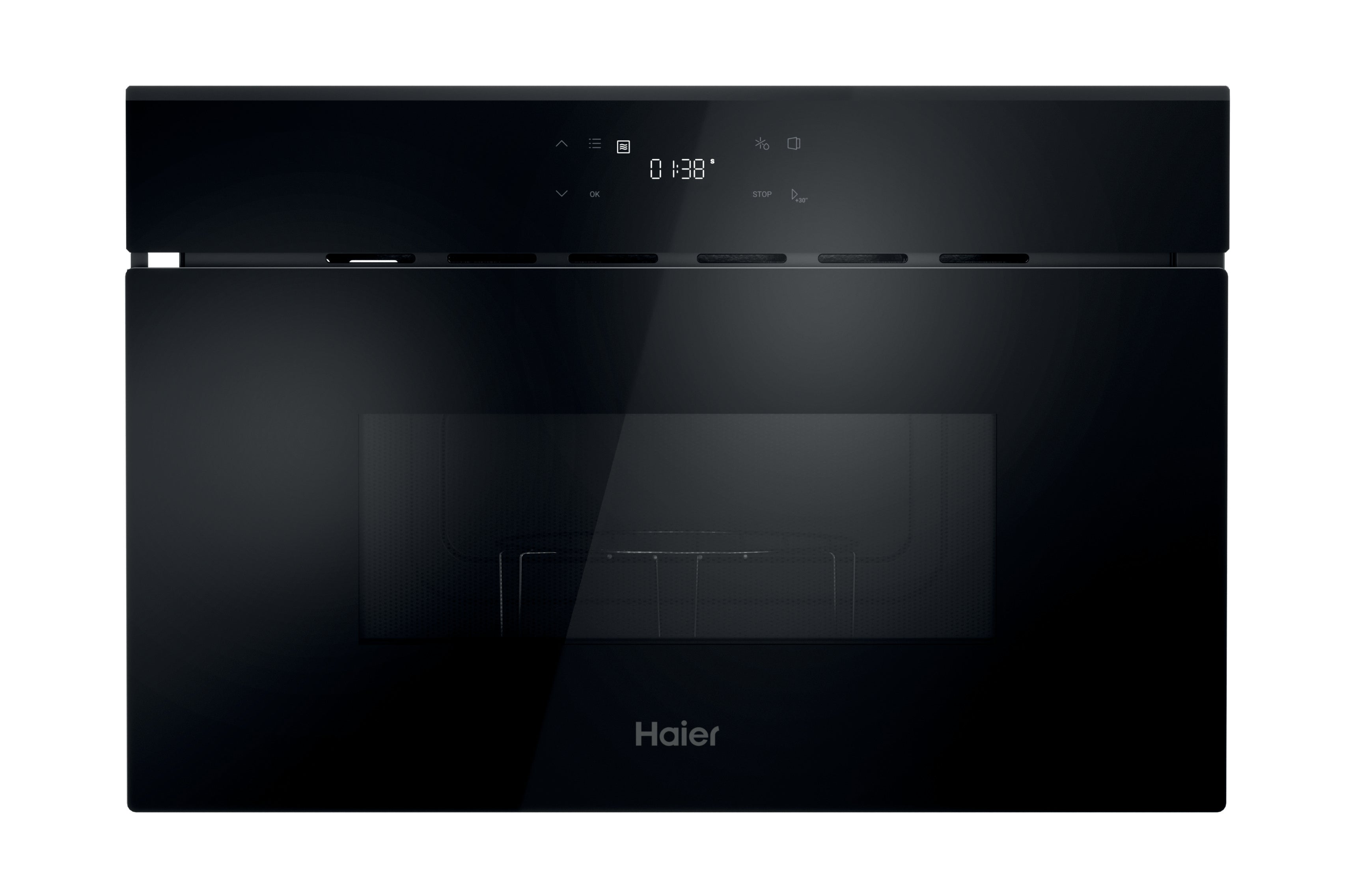 Haier Built-In Grill Microwave – 24L, 750W | Black  | H38SIDBF7XK