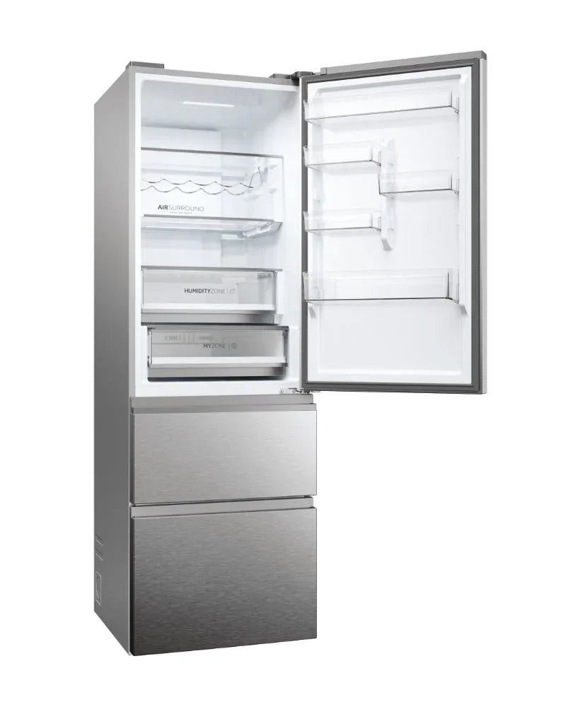 Haier 3D 60 Serie 5 Freestanding Frost Free Fridge Freezer | HTW5618ENMG