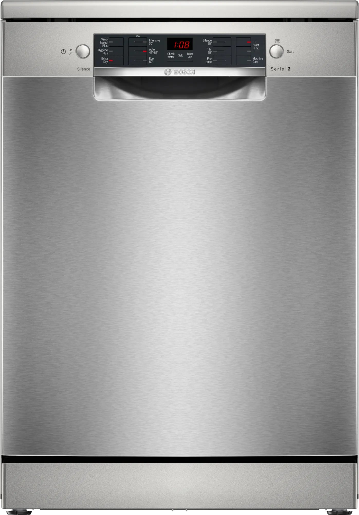 Bosch Serie 2 Stainless Steel Freestanding Dishwasher | SMS26AI08G