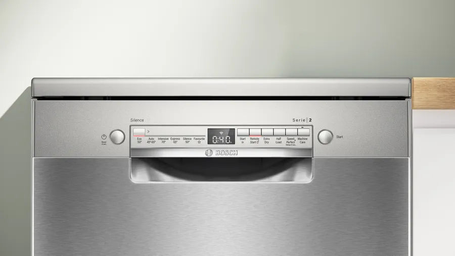 Bosch Series 2 Full-size WiFi-enabled Dishwasher Stainless Steel | SMS2HVI67G