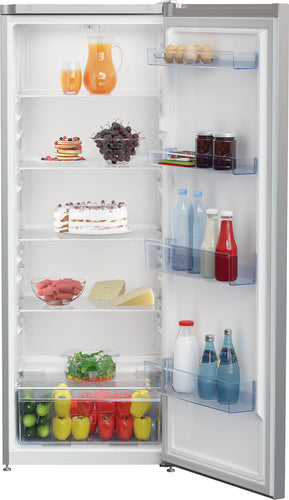 Beko Freestanding Tall Larder Fridge Silver | LSG4545S