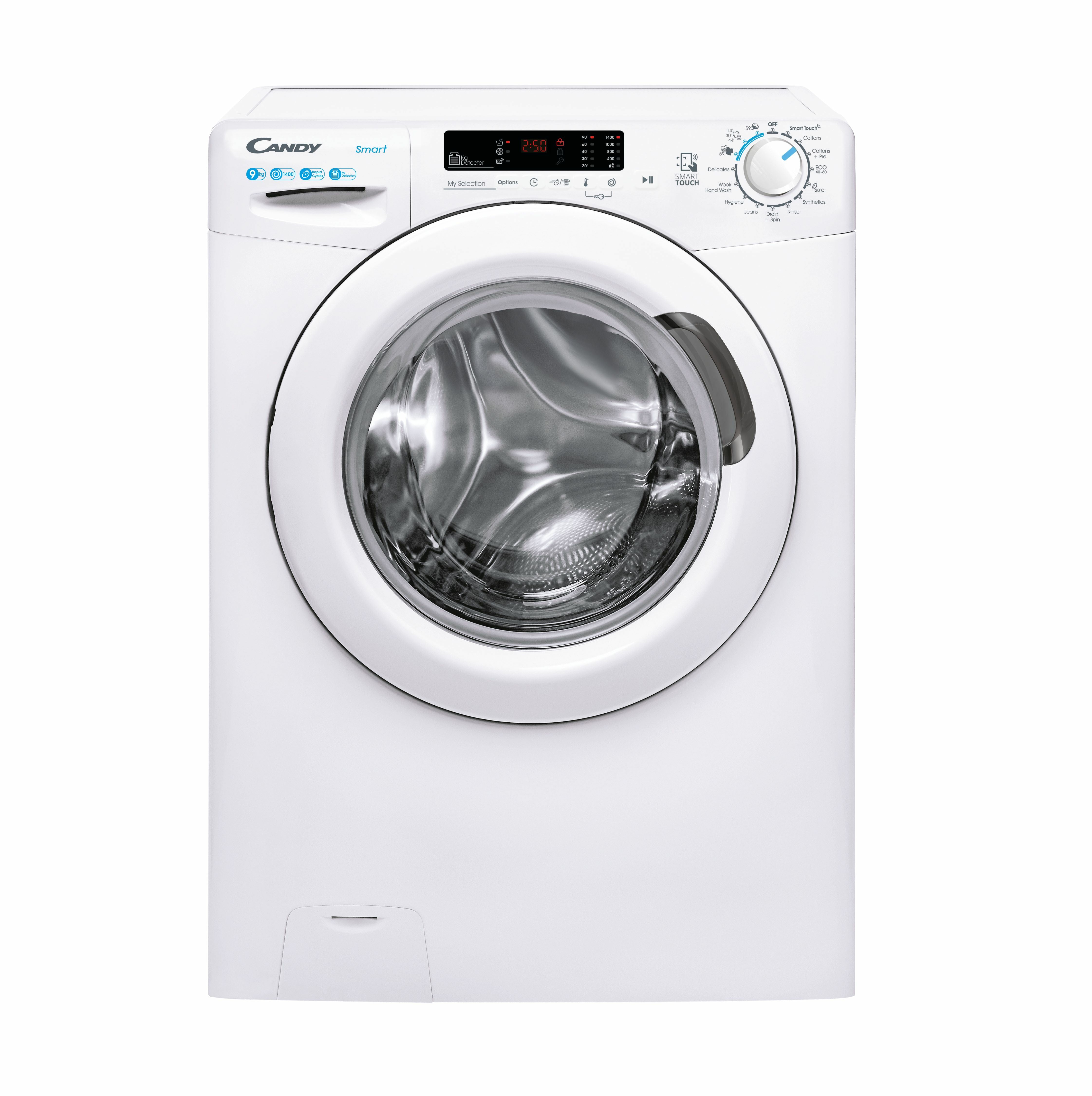 Candy Smart 9kg 1400rpm Washing Machine White | CS1492DW4/1-80