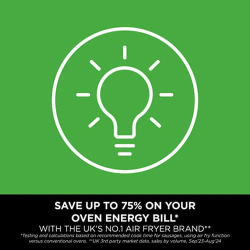 Ninja Foodi 4-in-1 Dual Zone 7.6L Air Fryer - Black | AF200UK