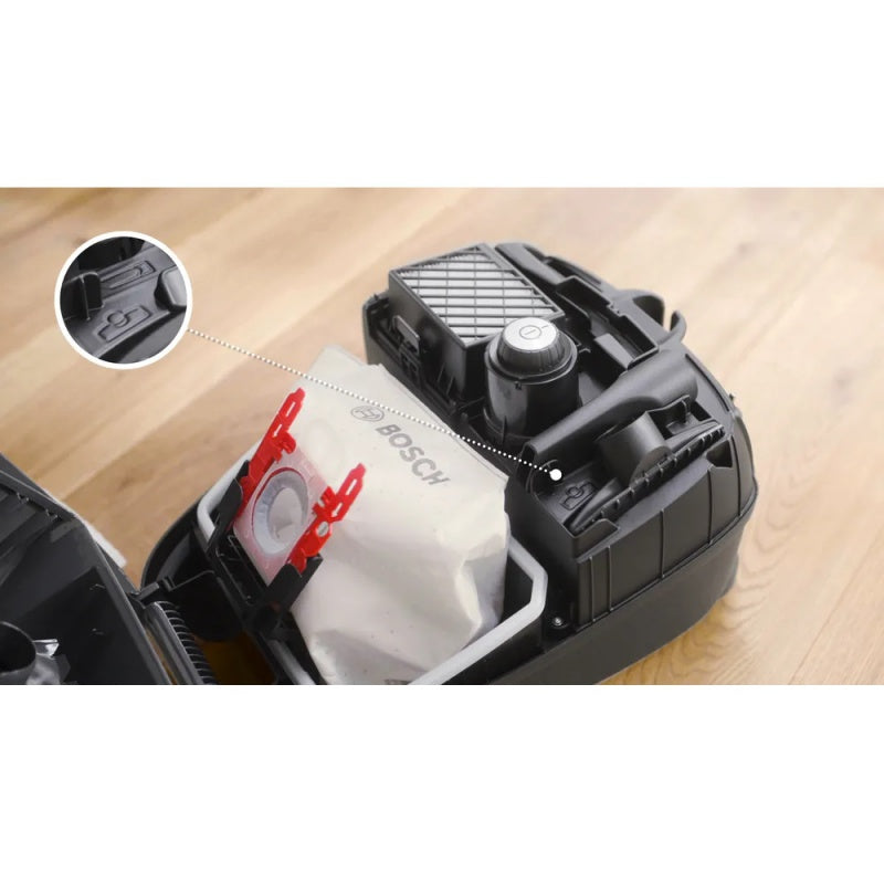 Bosch Series 4 ProHygienic Bagged Vacuum Cleaner White | BGB41HYGGB