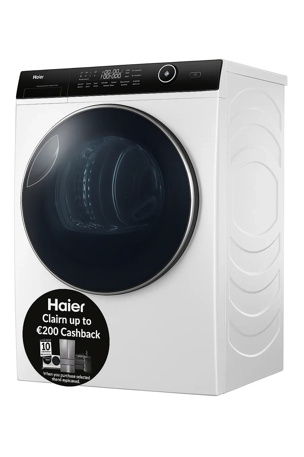 Haier I-Pro Series 7 9KG Heat Pump Dryer - White | HD90-A3Q979U1