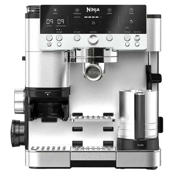 Ninja Luxe Café Premier Espresso Machine | Black & Stainless Steel | ES601UK