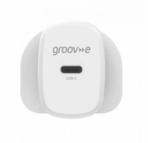 Groove 20W USB-C Wall Charger – White | GVMA107WE