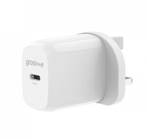 Groove 20W USB-C Wall Charger – White | GVMA107WE