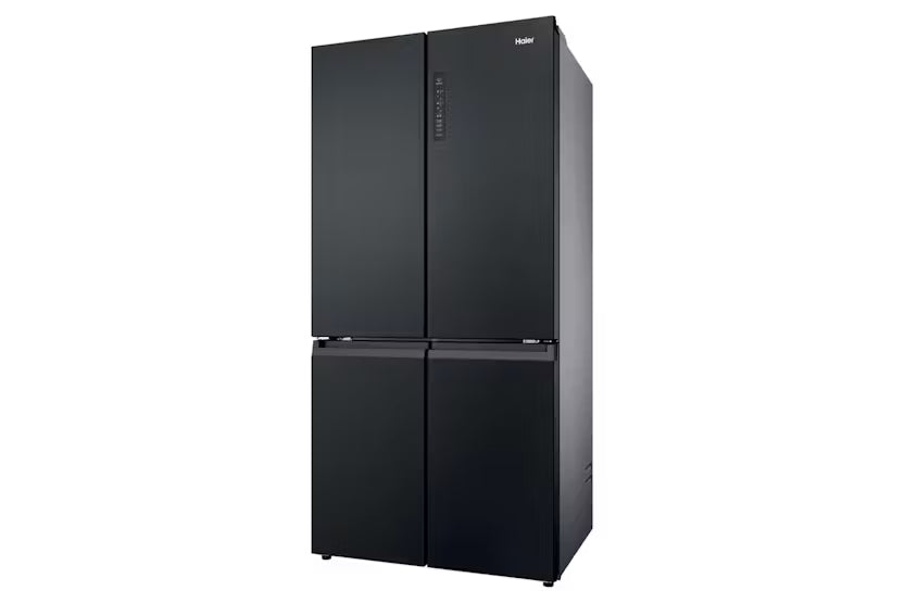 Haier Cube 90 Series 3 Slate Black American Fridge Freezer | HCR39F19ENPT