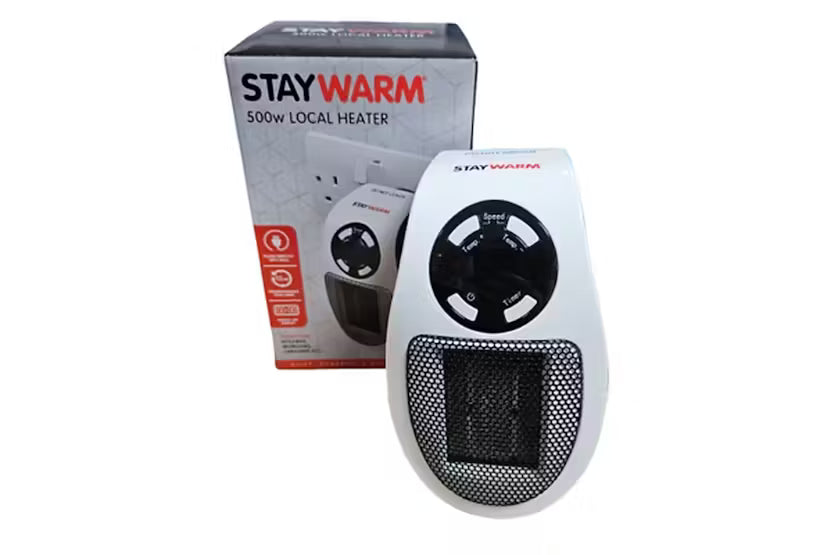 Staywarm | Local Ceramic Heater | Adjustable Fan Speed | White | HL-F2210WH