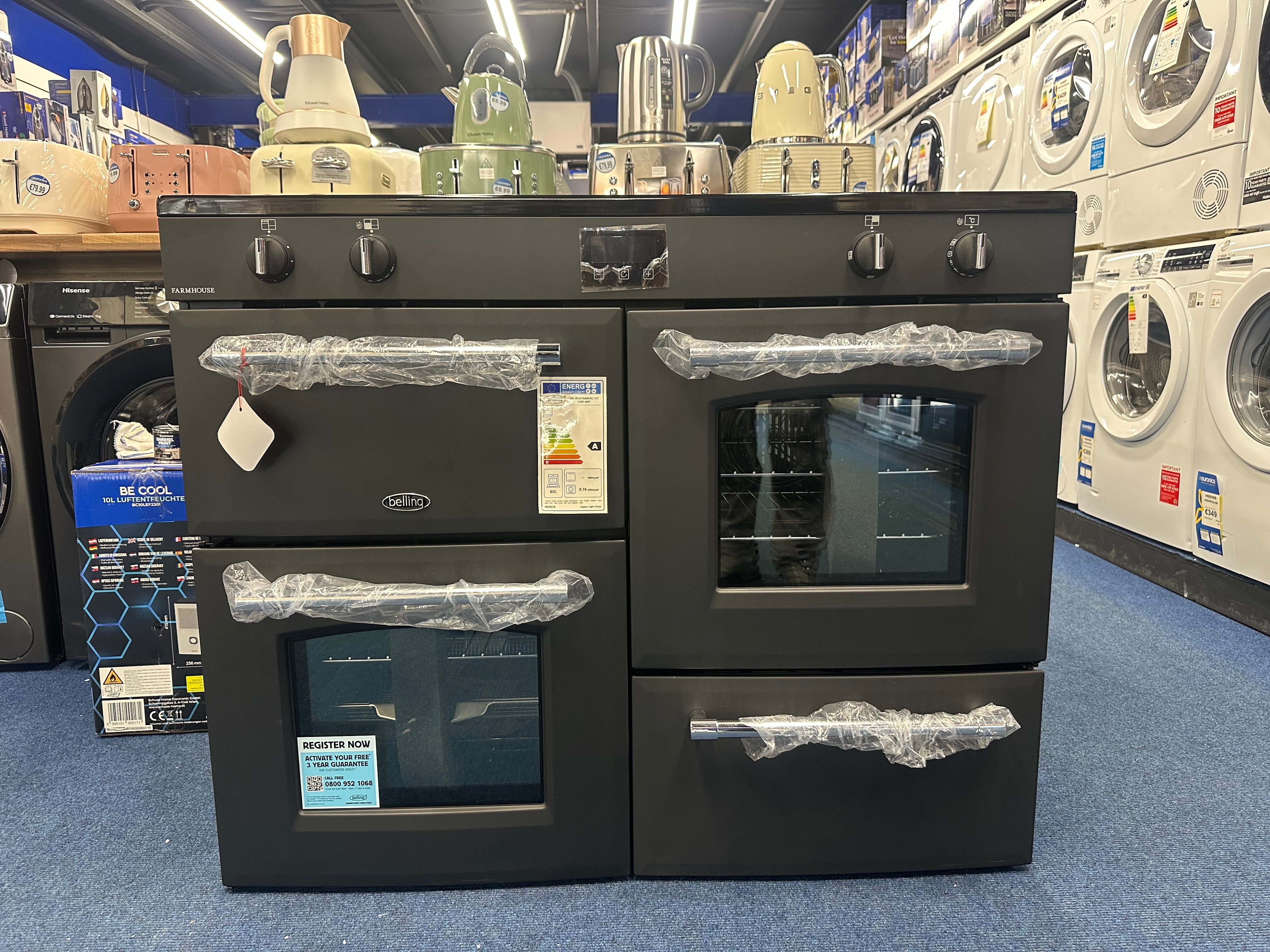 *DISPLAY MODEL* Belling Farmhouse 110cm Induction Range Cooker Anthracite