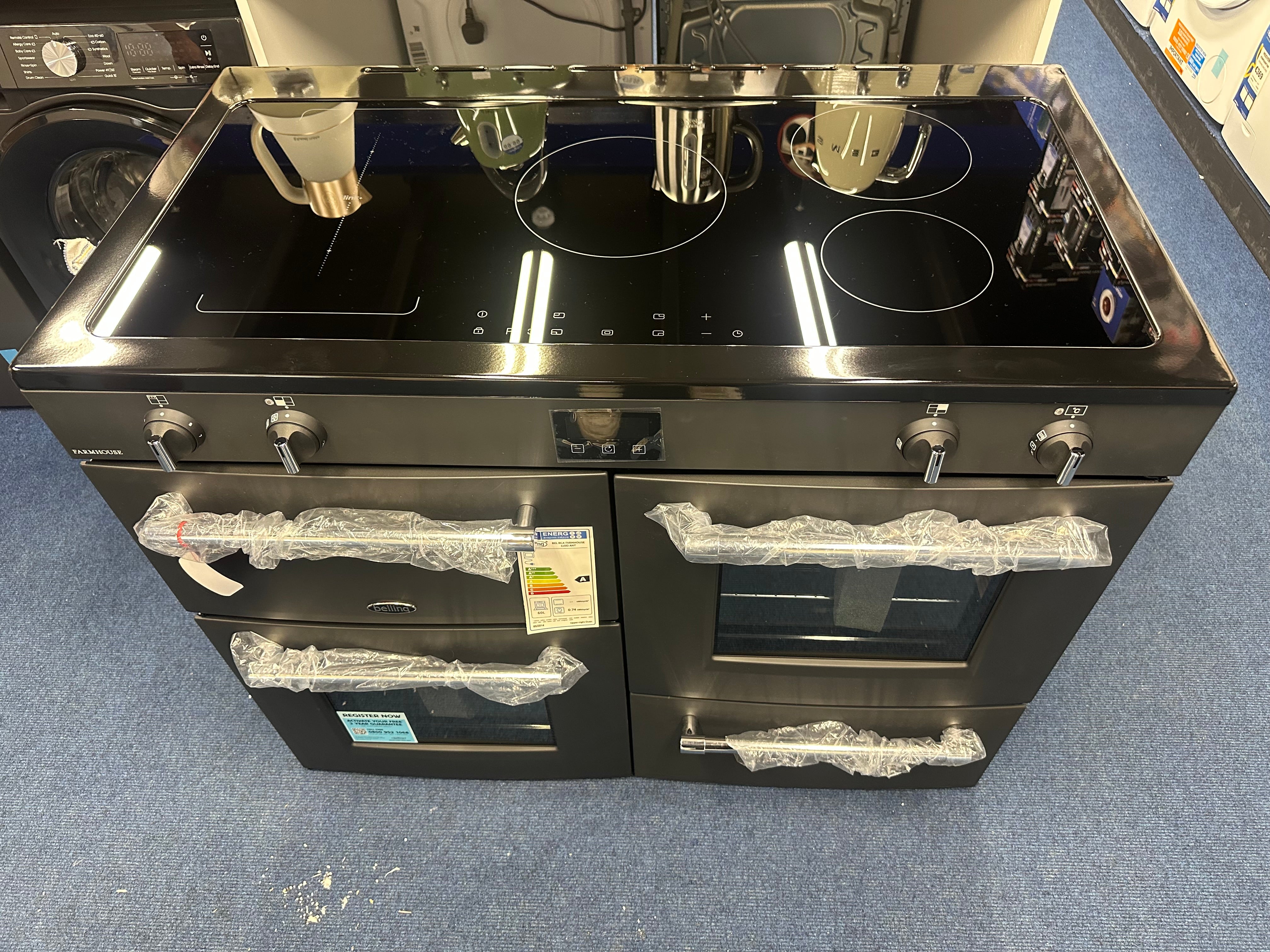 *DISPLAY MODEL* Belling Farmhouse 110cm Induction Range Cooker Anthracite