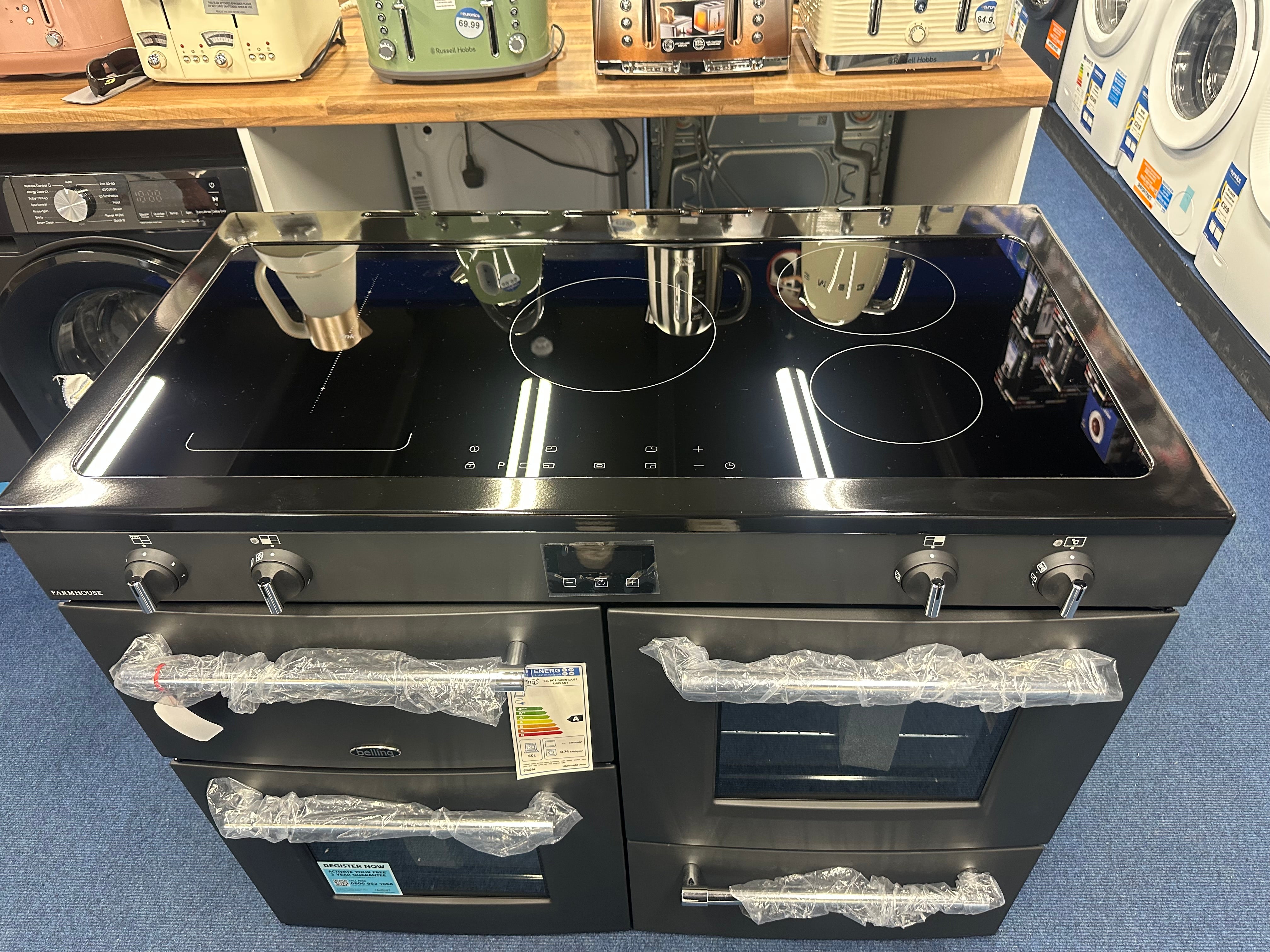 *DISPLAY MODEL* Belling Farmhouse 110cm Induction Range Cooker Anthracite