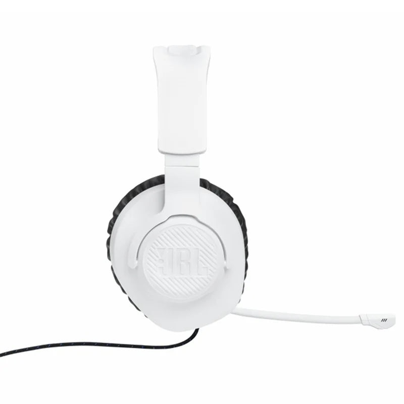 JBL Quantum 100P 40mm Driver Over-Ear Wired Gaming Headset - White & Blue | JBLQ100PWHTBLU