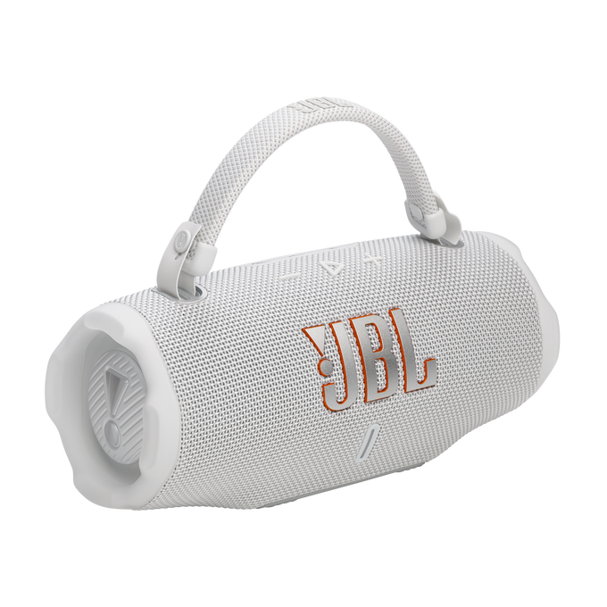 JBL Charge 6 – Portable Waterproof Speaker | White | JBLCHARGE6WHT
