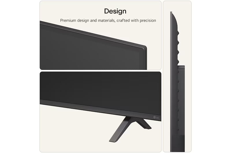 LG 43" NU85 Nano 4K UHD AI Smart TV Black | 43NU850B6LA