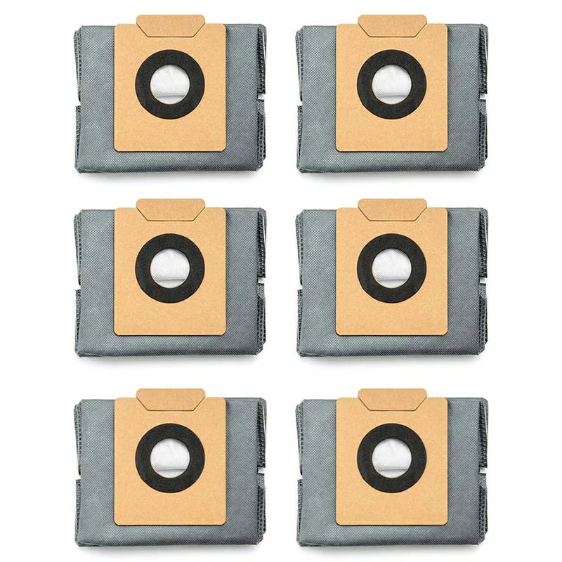 Eufy Large Dust Bag Pack of 6 for Eufy X10 Pro Omni Robot Vacuum and X8 Pro | T29F70A2