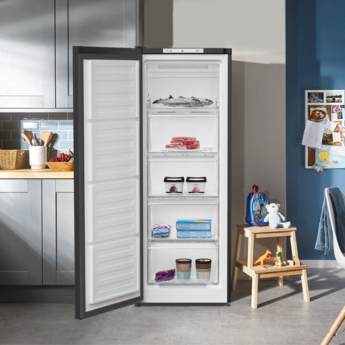 Beko Frost Free Freestanding Tall Freezer Black | FNE4545B