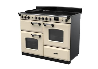 Rangemaster Classic Deluxe OC 110cm Induction Range Cooker | Pale Cream/Chrome | CLDLO110EIPPCR/CM1