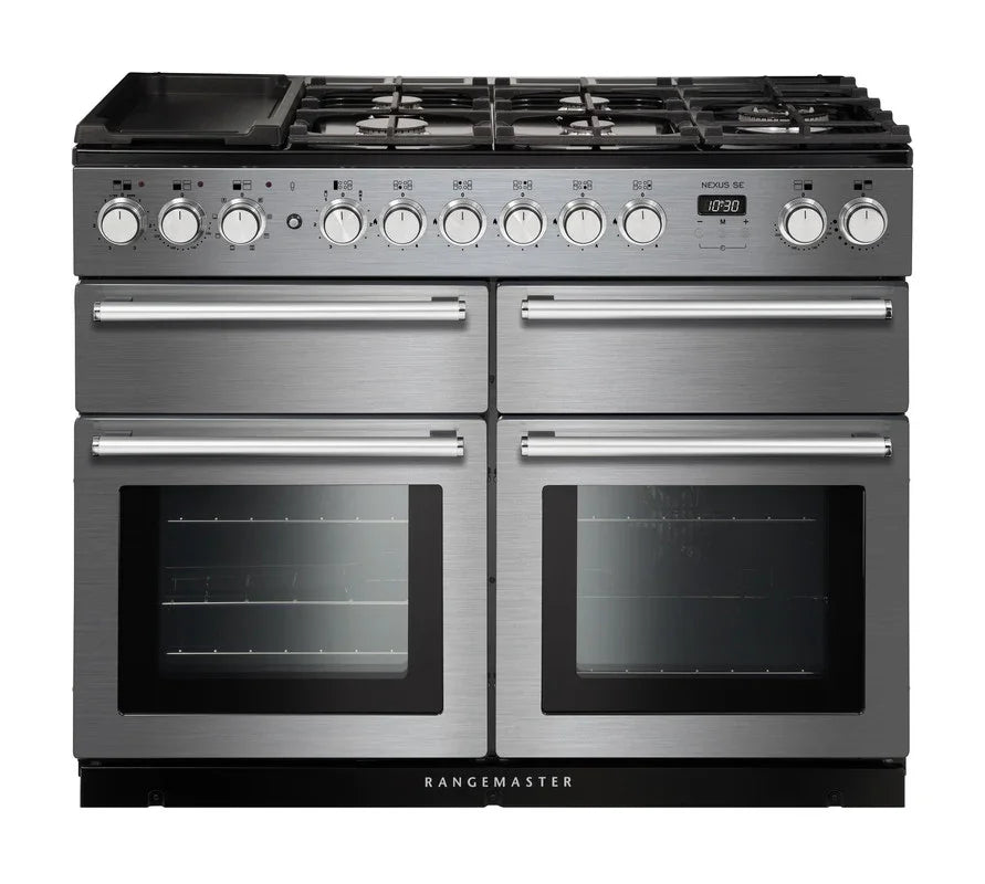 Rangemaster Nexus SE Dual Fuel 110 Range Cooker Stainless Steel | NEXSE110DFFSS/C