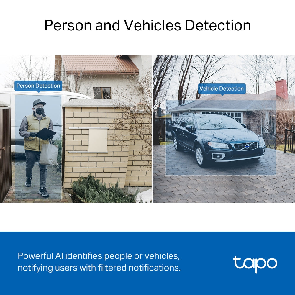TP-Link Tapo D230S1 Battery-Powered 2K QHD Smart Video Doorbell with Chime