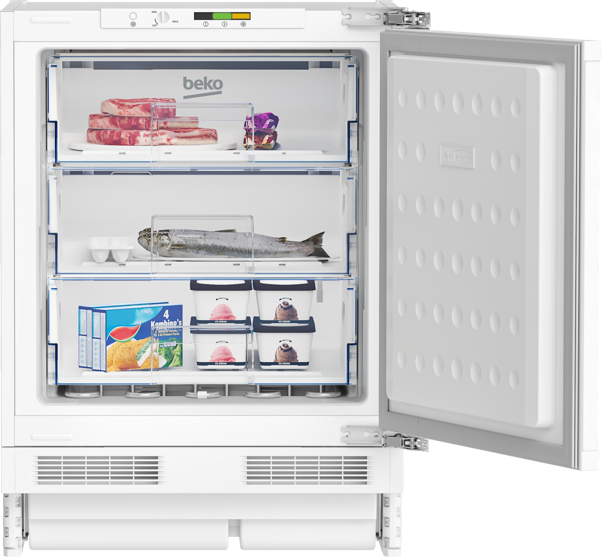 Beko Integrated Undercounter Freezer White | BSF4682