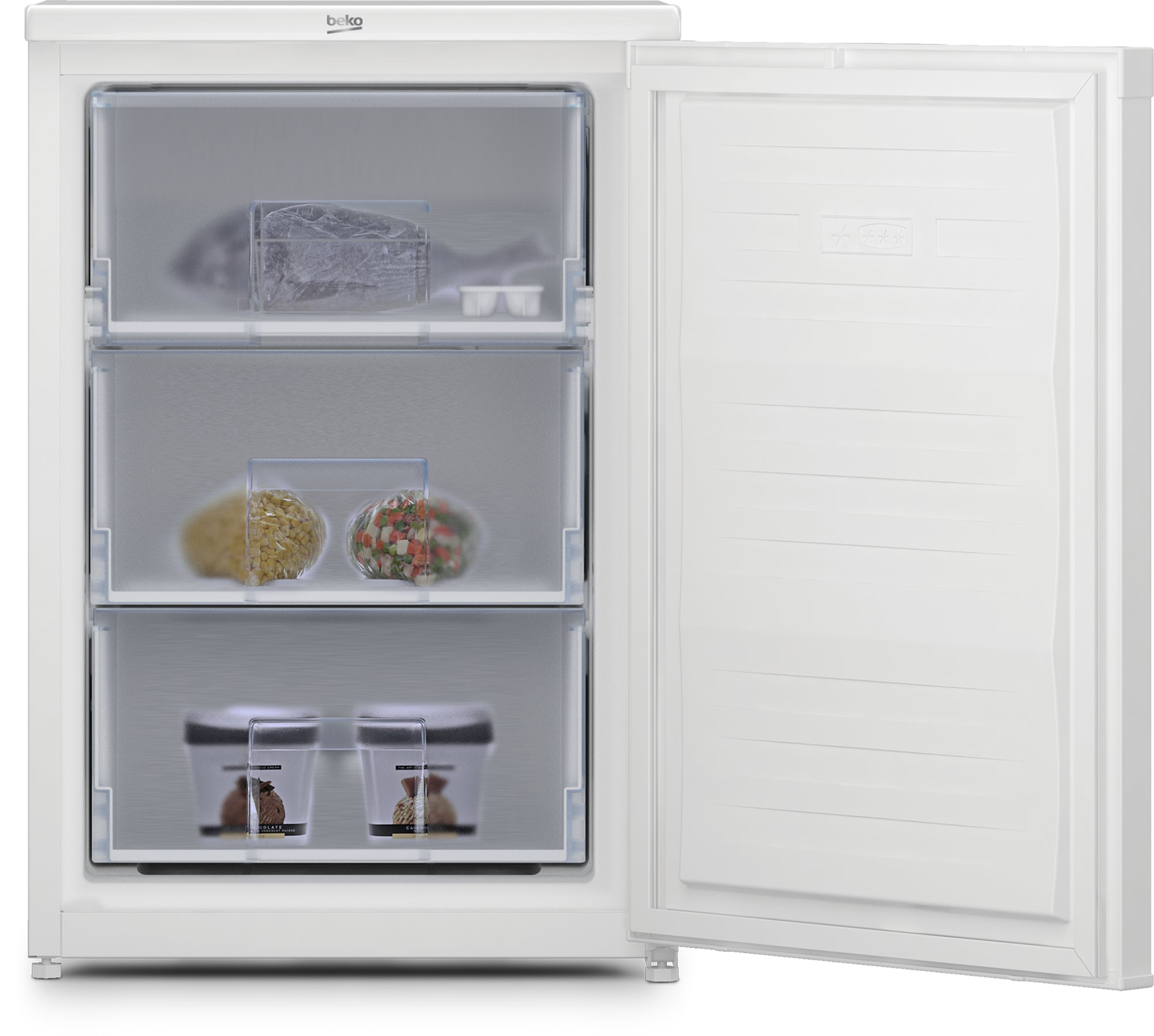 Beko Undercounter Freezer White | UFS4584W