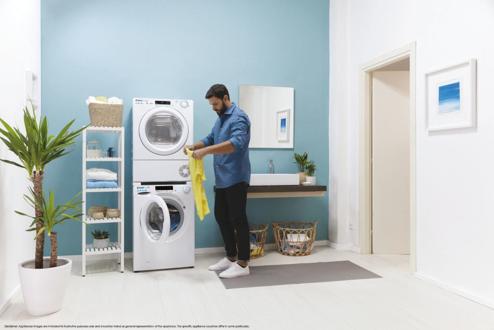 Candy 9kg Heat Pump Tumble Dryer White | CSOE H9A2DE-80