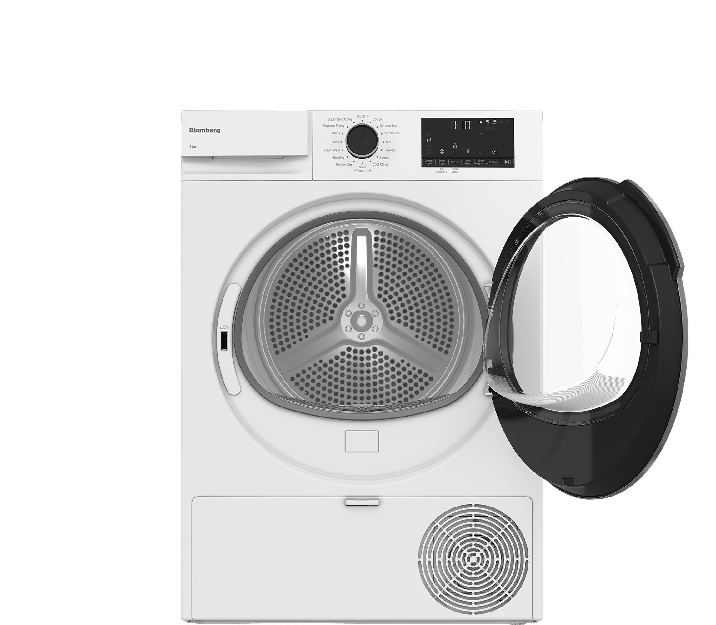 Blomberg 8kg Heat Pump Tumble Dryer D Rated White | LTNA18320W