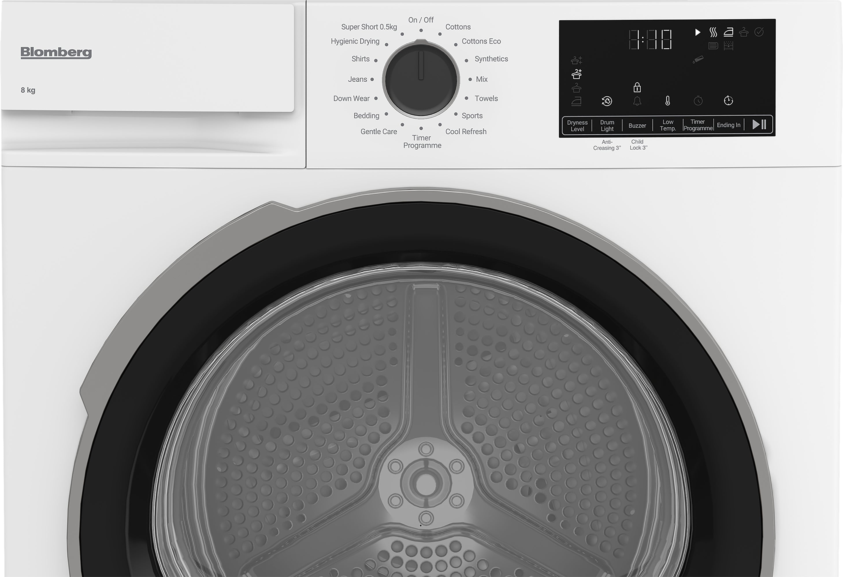 Blomberg 8kg Heat Pump Tumble Dryer D Rated White | LTNA18320W