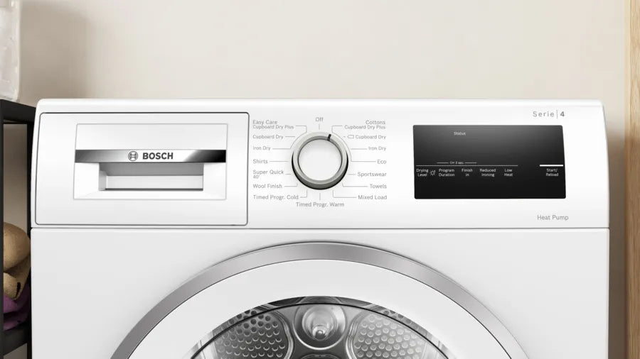Bosch Serie 4 8kg Heat Pump Tumble Dryer White | WTH85224GB