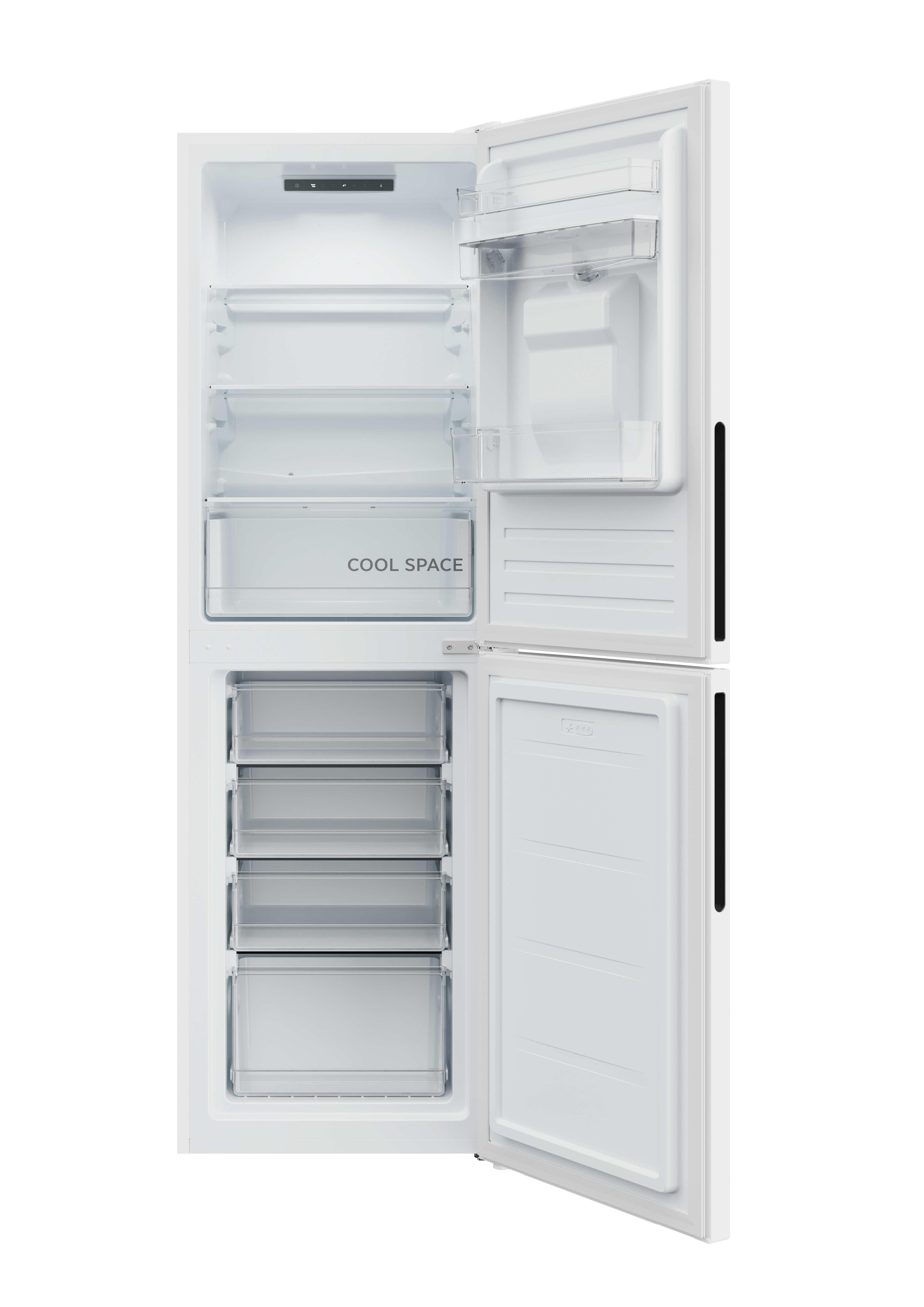 Hoover H-FRIDGE 300 246L Low Frost Fridge Freezer White | HOCT3L517EWWK-1