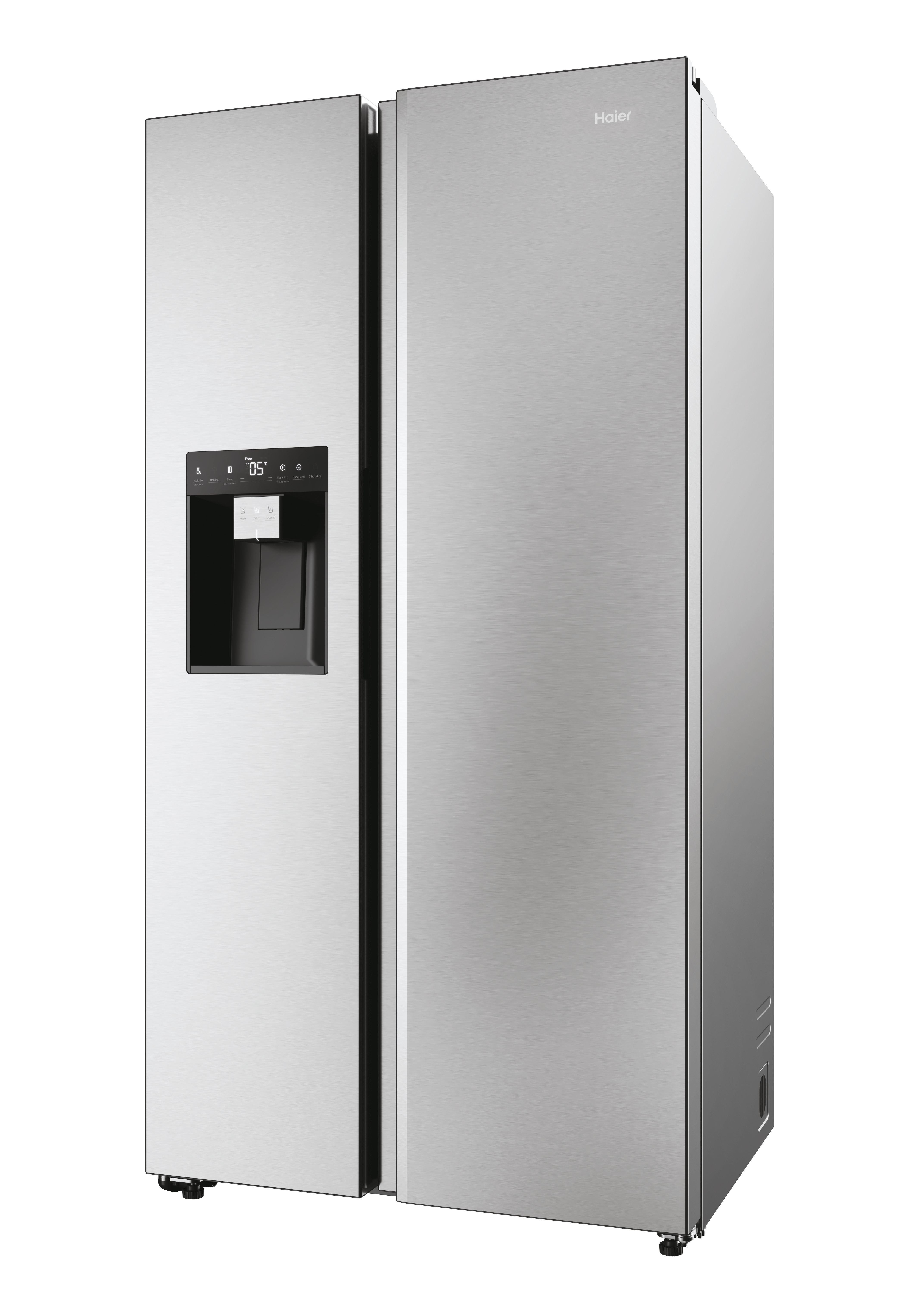 Haier Series 5 Platinum Inox American Fridge Freezer | HSW59F18DIMM