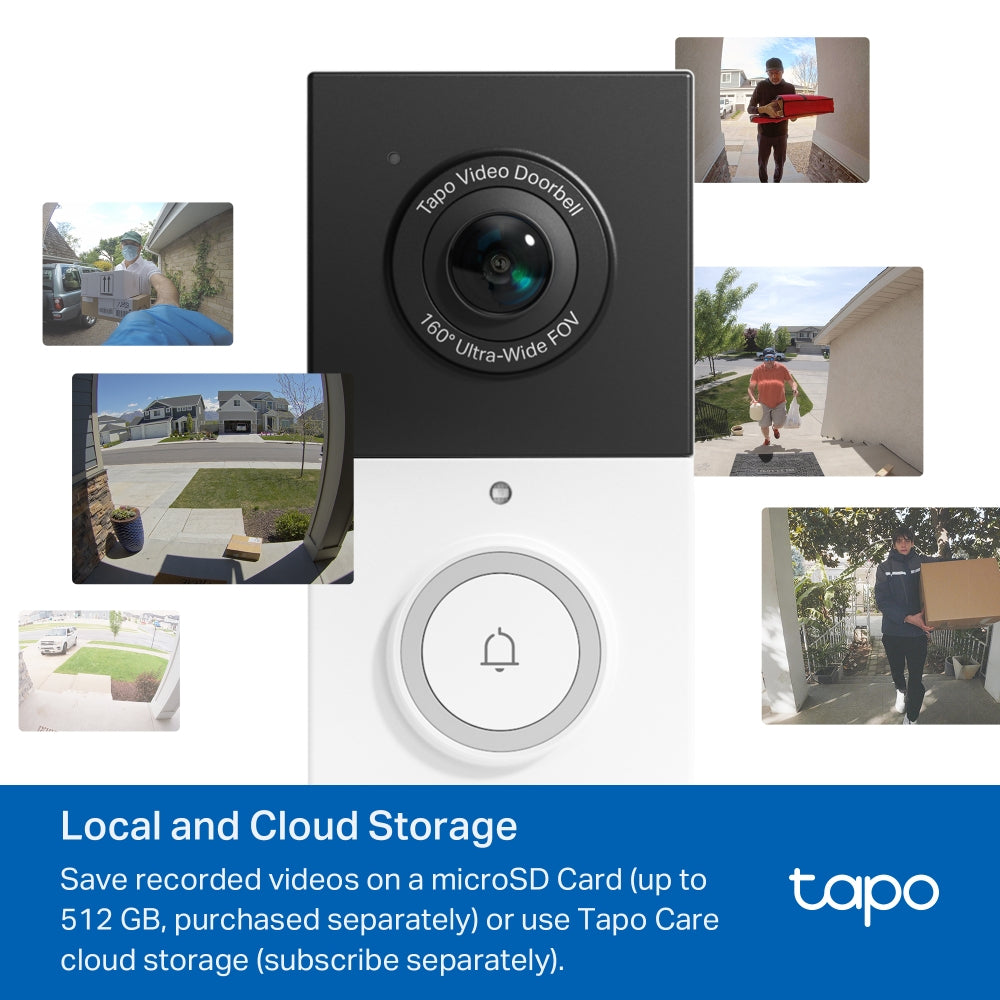 TP-Link Tapo D210 Battery-Powered 2K Video Doorbell