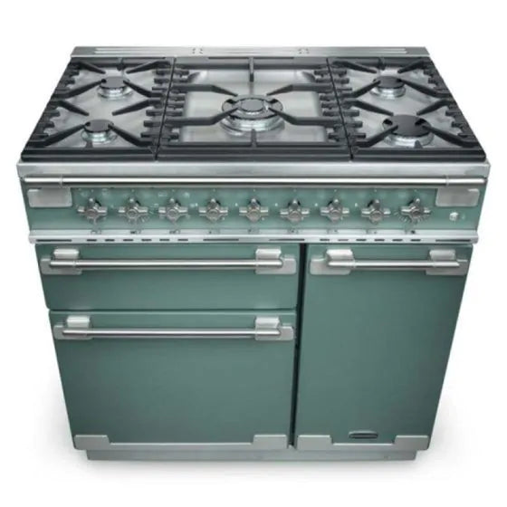 Rangemaster Elise 110cm Electric Induction Range Cooker | Mineral Green | ELS110EIMG