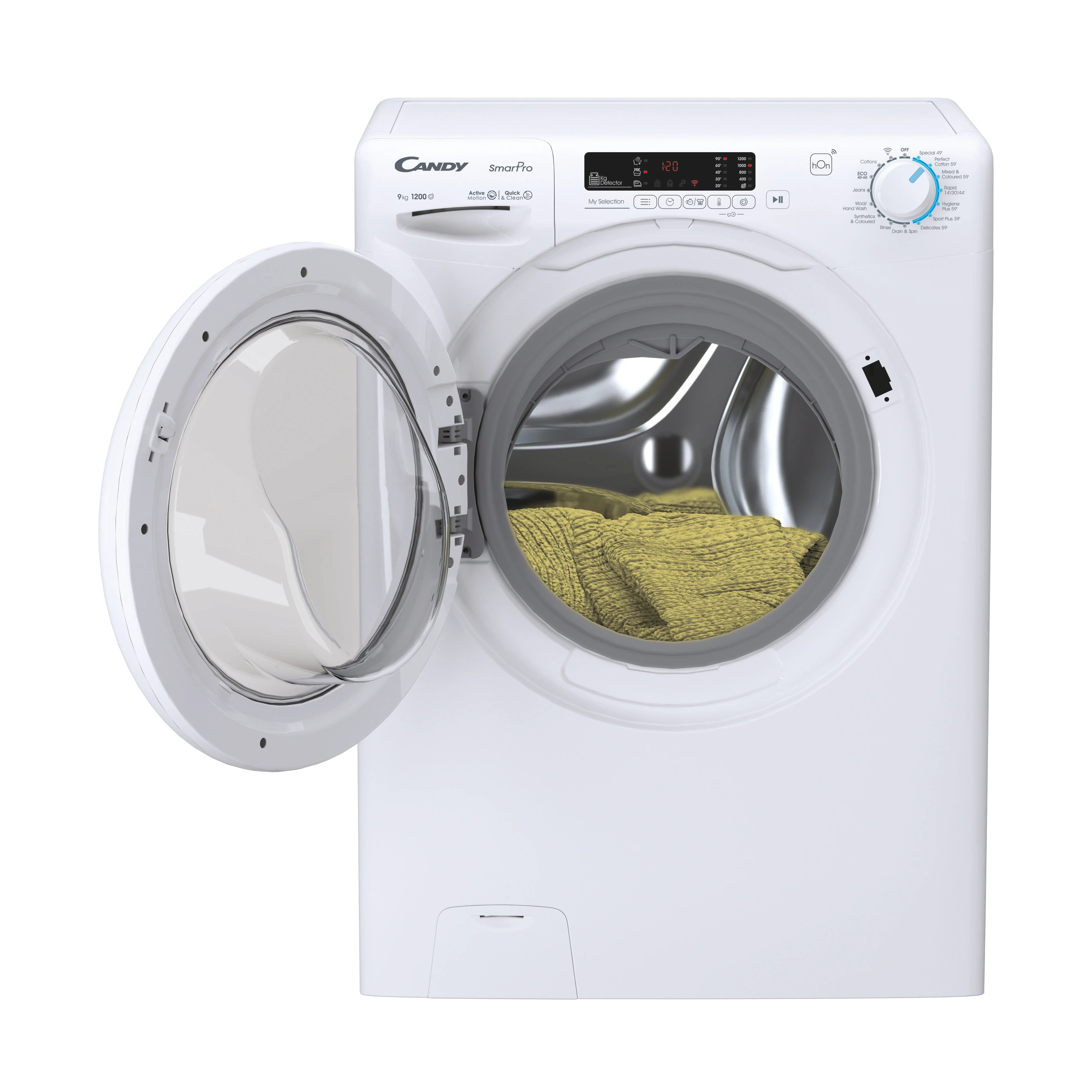 Candy Smart Pro 9kg Washing Machine with 1200 rpm - White | CH293DW4/1-80