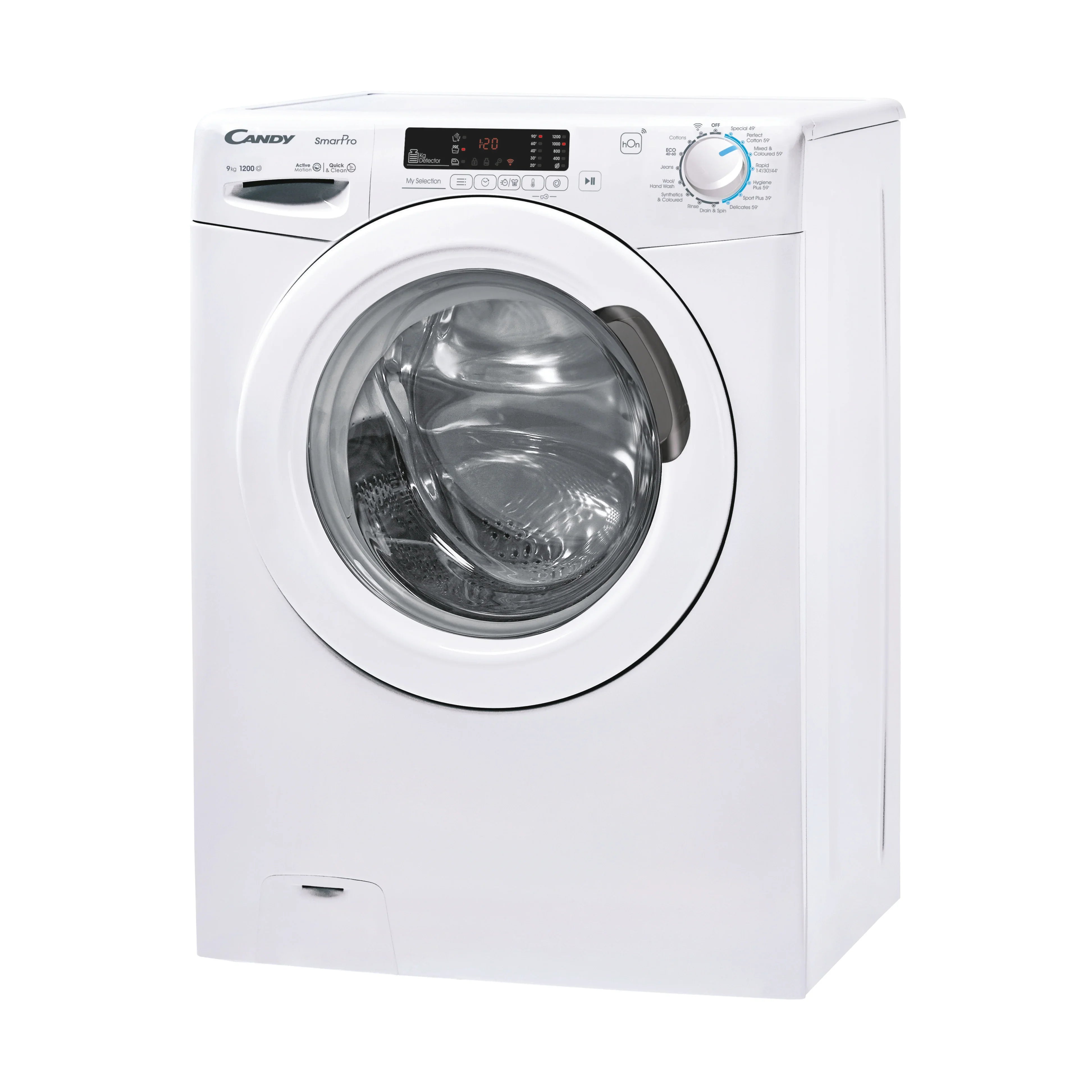 Candy Smart Pro 9kg Washing Machine with 1200 rpm - White | CH293DW4/1-80