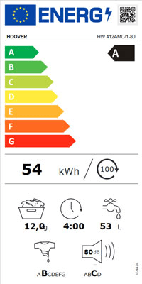 Hoover H-Wash 500 12kg Smart Washing Machine | White Washing Machine Brand_Hoover, Build Type_Freestanding, Colour_White, Energy_Rating_A, Home Appliances, Hoover Washing Machine, Laundry, Laundry Voucher, Load Capacity_12kg, OOS Hoover H-Wash 500 12kg Smart Washing Machine | White - Default Title 709.95 HW412AMC Meath Meath Ireland aceeuronics.ie Ace Euronics