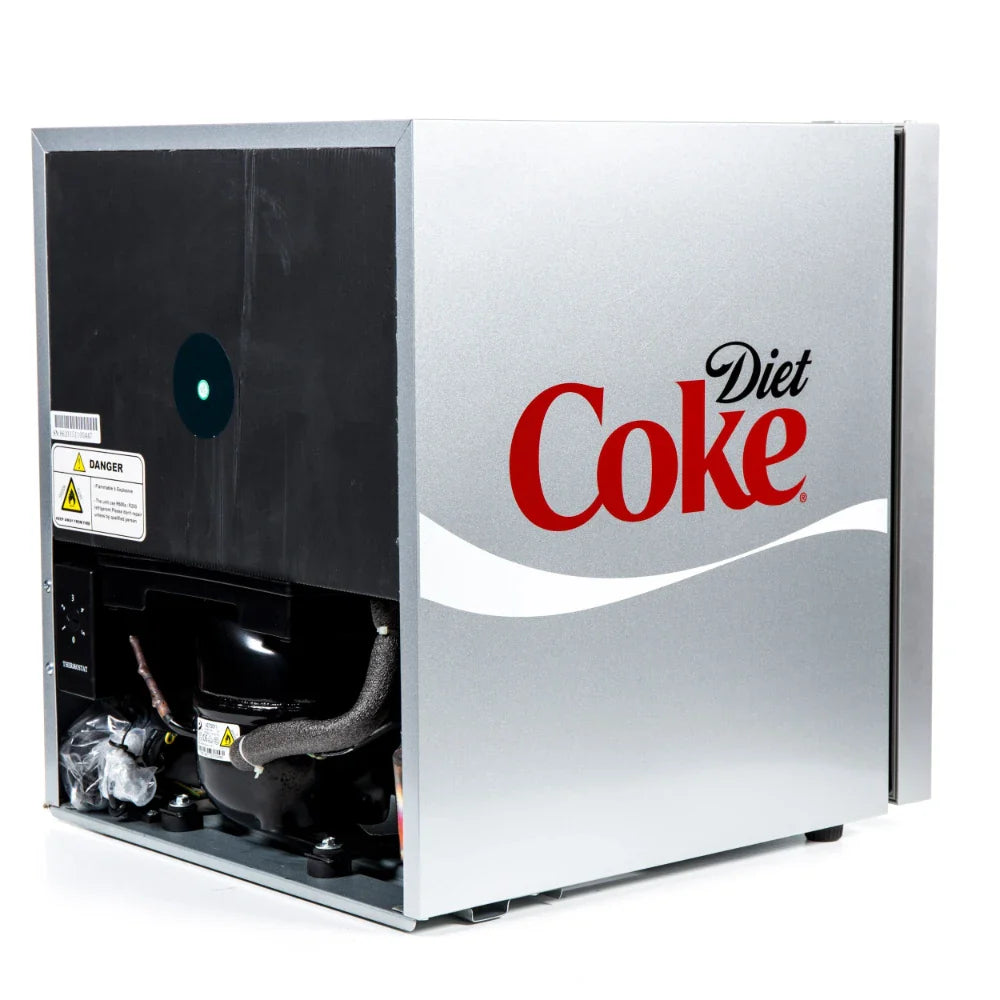 Husky 48 Litre Diet Coke Mini Fridge Cooler - Silver | HUS-HY209-HU-E